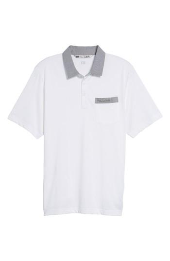 Men's Travis Mathew Haby Polo, Size - White