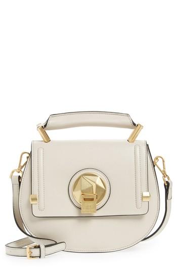 Celine Dion Octave Leather Top Handle Satchel - White