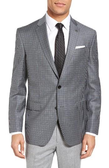 Men's Ted Baker London Jay Trim Fit Check Wool Sport Coat S - Grey