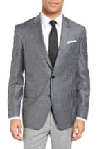 Men's Ted Baker London Jay Trim Fit Check Wool Sport Coat S - Grey