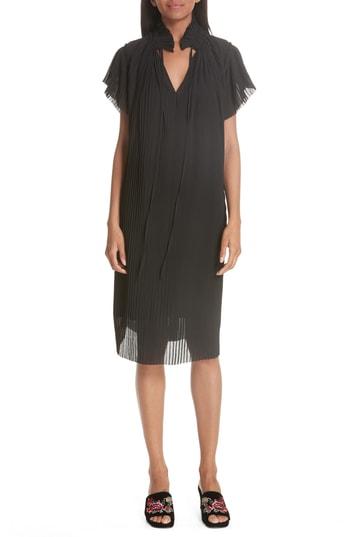 Women's Opening Ceremony Plisse Dress - Black