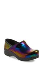 Women's Dansko 'professional' Clog .5-7us / 37eu M - Blue/green