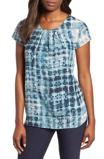 Women's Nic+zoe Looking Glass Top - Blue