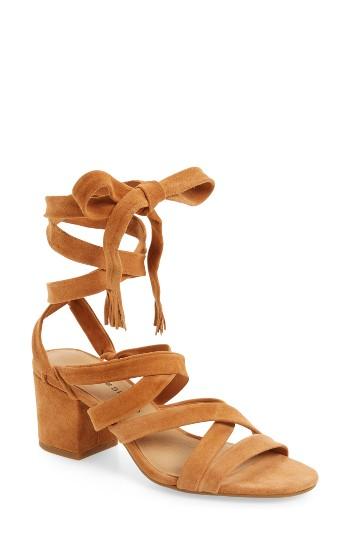 Women's Lucky Brand Idalina Block Heel Sandal .5 M - Brown
