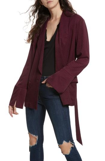 Women's Free People Bonnie Blazer - Burgundy