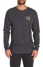 Men's Billabong Oscura Long Sleeve T-shirt, Size - Grey