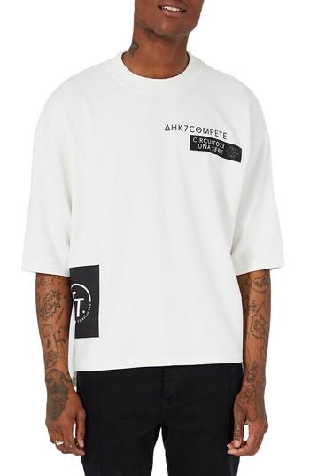 Men's Topman Circuit Print Sweatshirt