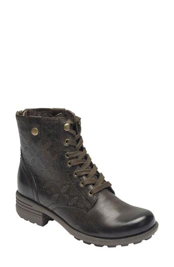 Women's Rockport Cobb Hill Brunswick Bootie W - Brown