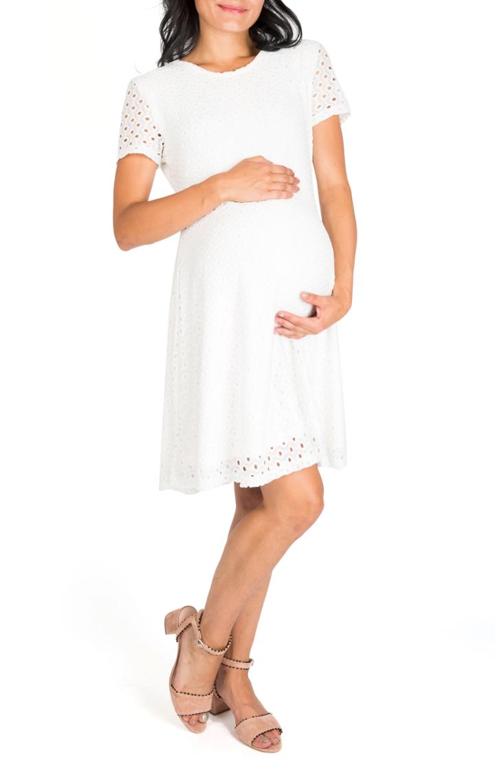 Women's Nom Maternity Georgia Maternity Eyelet Dress