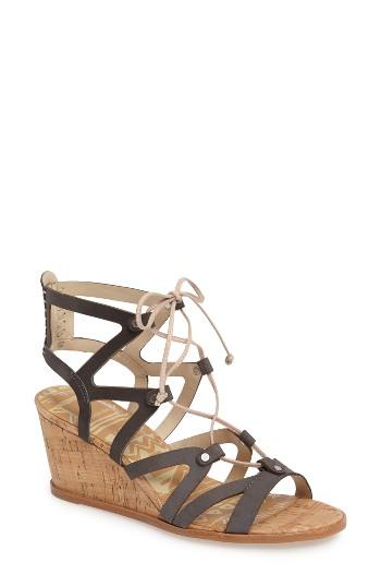 Women's Dolce Vita Lynnie Wedge Sandal M - Grey