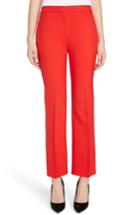 Women's Alexander Mcqueen Wool & Silk Blend Pants Us / 36 It - Red
