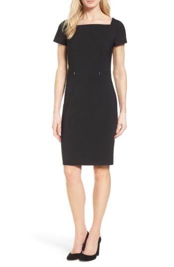 Women's Boss Dasoni Stretch Wool Sheath Dress