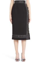 Women's Dolce & Gabbana Ribbon Trim Pencil Skirt
