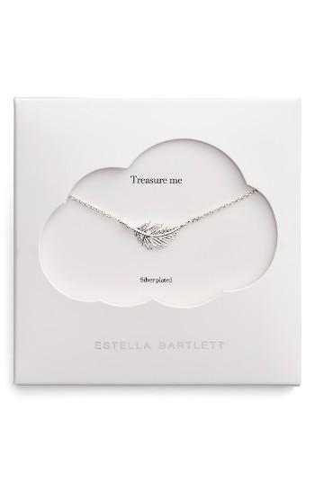 Women's Estella Bartlett Treasure Me Feather Necklace