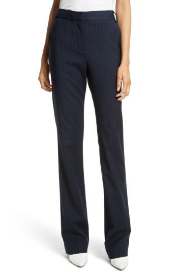 Women's Tibi Delmont Bootcut Pants - Blue