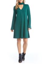 Women's Karen Kane Taylor Choker Neck Dress - Green