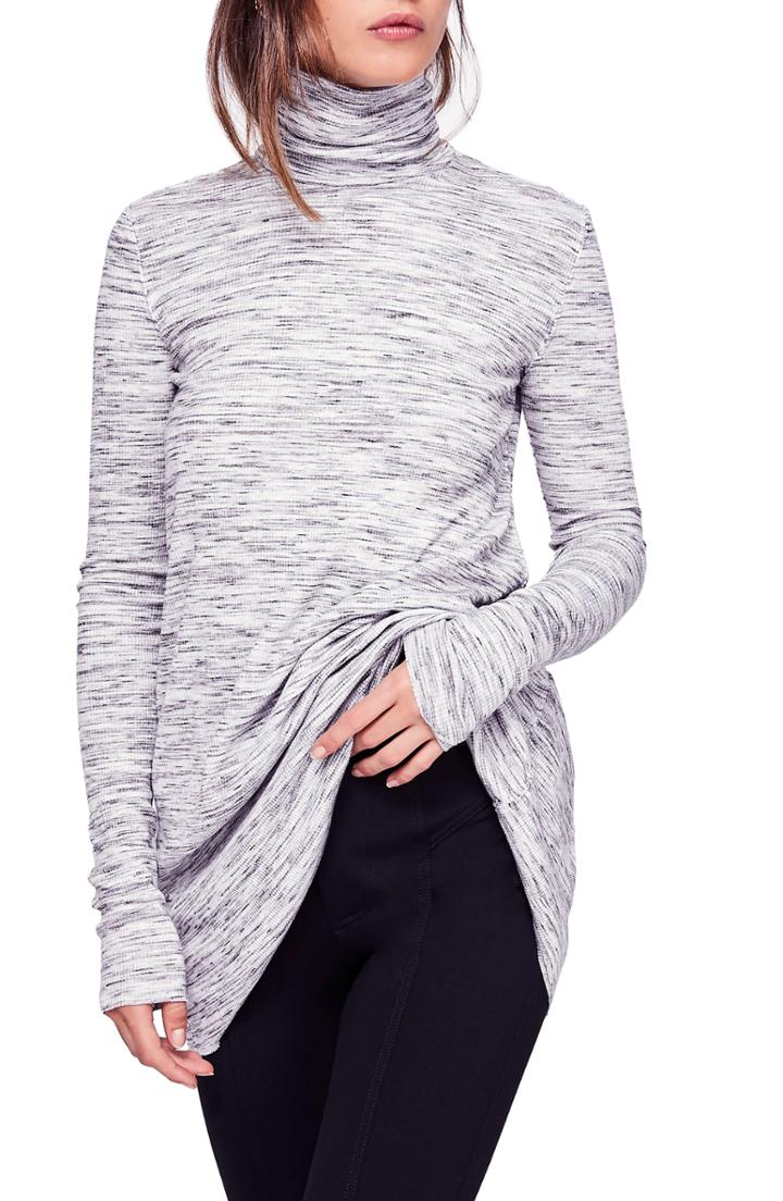 Women's Free People Stone Cold Turtleneck Top - Ivory