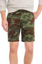 Men's J.crew Stretch Camo Shorts - Green