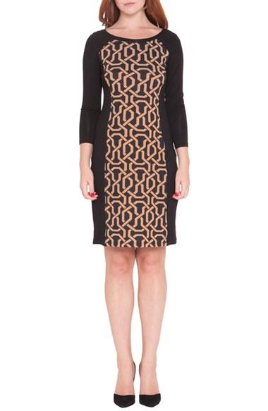 Women's Olian Graphic Print Maternity Dress