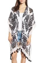 Women's Nordstrom Fringed Swim Cover-up, Size - Ivory