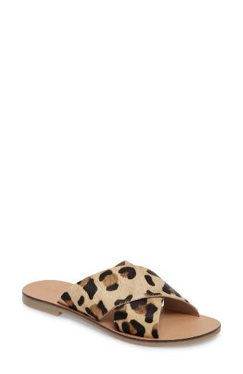 Women's Topshop Holiday Cross Strap Sandal .5us / 36eu - Black