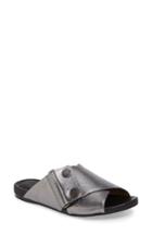 Women's Calvin Klein Pamice Cross Strap Sandal M - Metallic