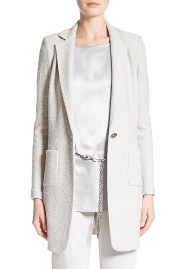 Women's St. John Collection Clair Knit Jacket - Grey