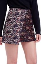 Women's Free People Mixed Jacquard Miniskirt - Red