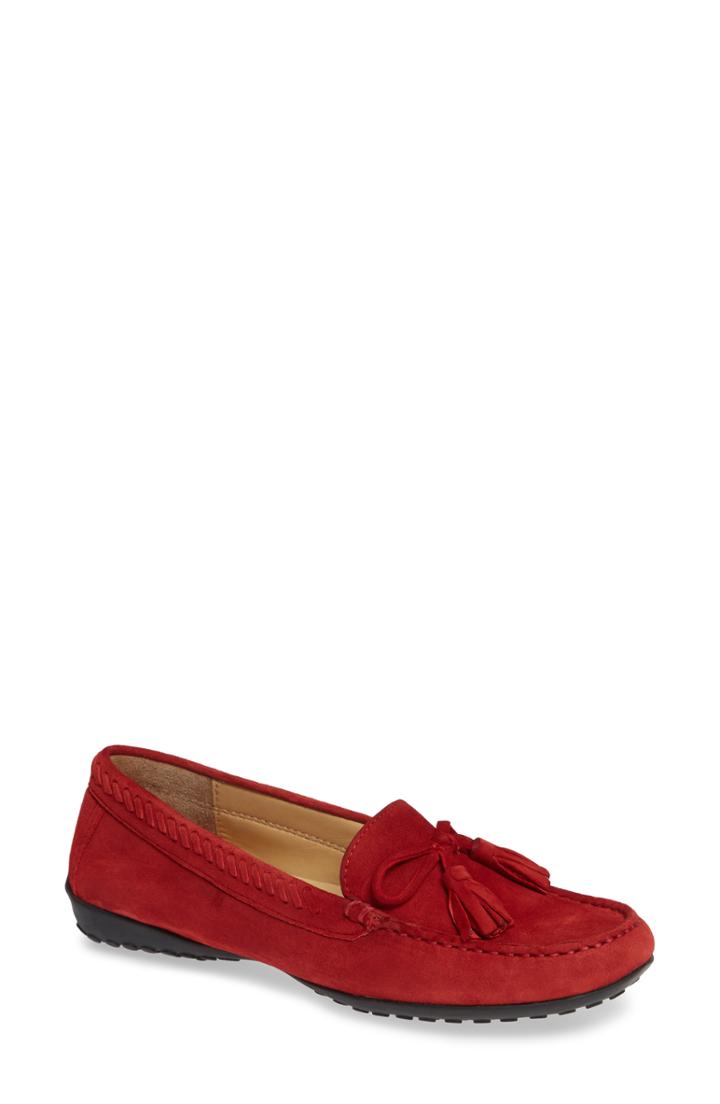Women's Vaneli Acajou Driving Moccasin M - Red