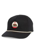 Men's American Needle California Snapback Baseball Cap - Black