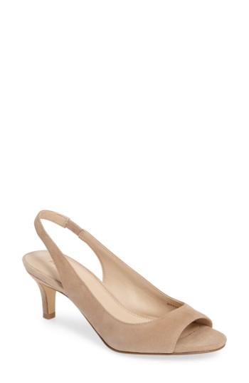 Women's Pelle Moda Belini Slingback Pump .5 M - Beige