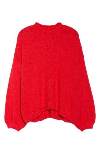 Women's Bp. Balloon Sleeve Sweater - Red