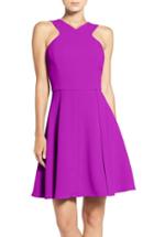 Women's Adelyn Rae Fit & Flare Dress - Purple