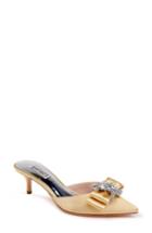 Women's Badgley Mischka Hagen Pointy Toe Mule M - Yellow