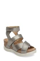 Women's Fly London 'wege' Leather Sandal .5-6us / 36eu - Metallic