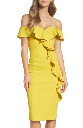 Women's Jay Godfrey Off The Shoulder Midi Dress