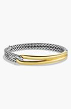 Women's David Yurman 'labyrinth' Single-loop Bracelet With Gold