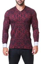 Men's Maceoo Edison Trim Fit Smokey T-shirt (m) - Black