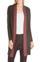Women's Caslon H Cardigan, Size Small - Brown