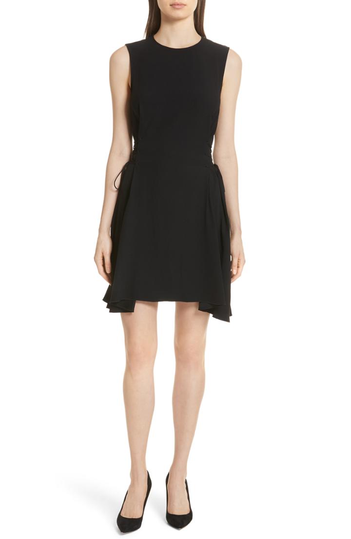 Women's Theory Lace-up Fit & Flare Dress