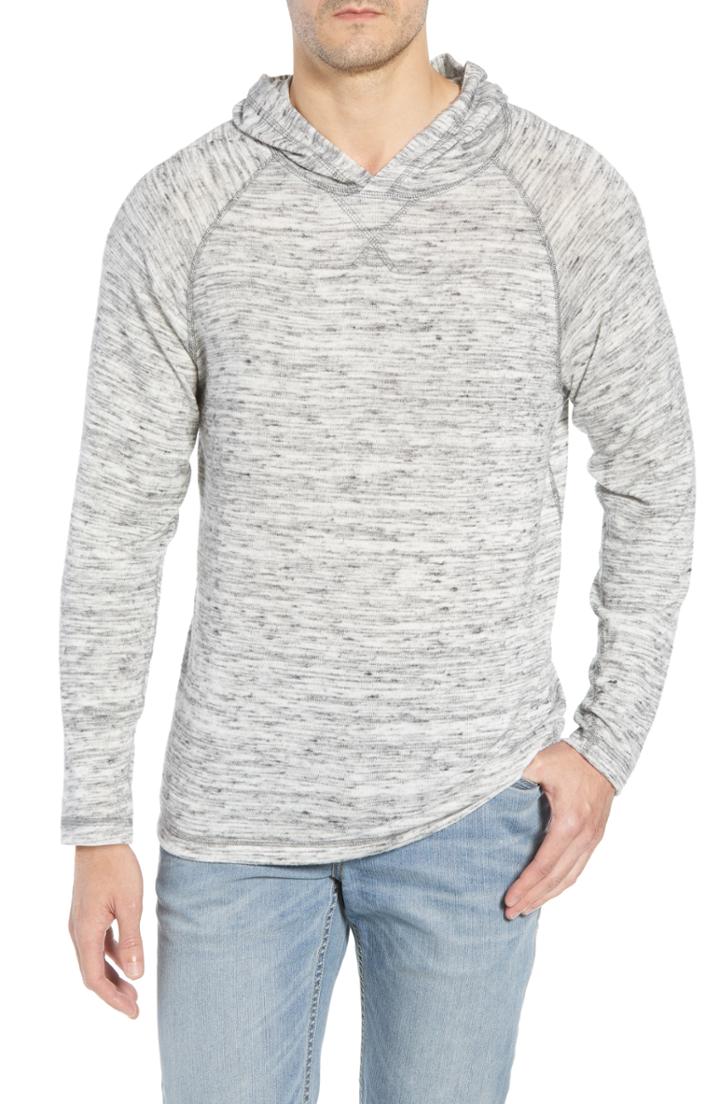 Men's Tommy Bahama Leeward Cove Fit Hoodie, Size Xx-large - Grey