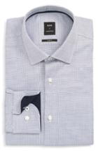 Men's Boss X Nordstrom Jesse Slim Fit Solid Dress Shirt .5 - Blue