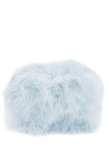 Topshop Riga Feather Crossbody Bag - Blue