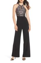 Women's Vince Camuto Tie Waist Crepe Jumpsuit