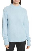 Women's Tibi Cozette Easy Mock Neck Pullover - Blue