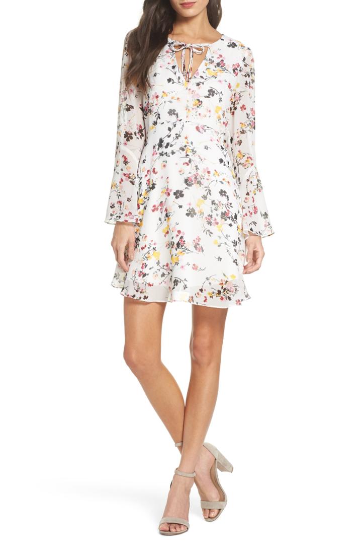 Women's Sam Edelman Bell Sleeve A-line Dress