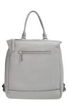 Givenchy 'pandora' Waxy Leather Backpack - Grey