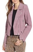 Women's Blanknyc Suede Moto Jacket - Purple