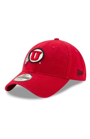 Men's New Era Collegiate Core Classic - Utah Utes Baseball Cap - Red