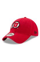 Men's New Era Collegiate Core Classic - Utah Utes Baseball Cap - Red